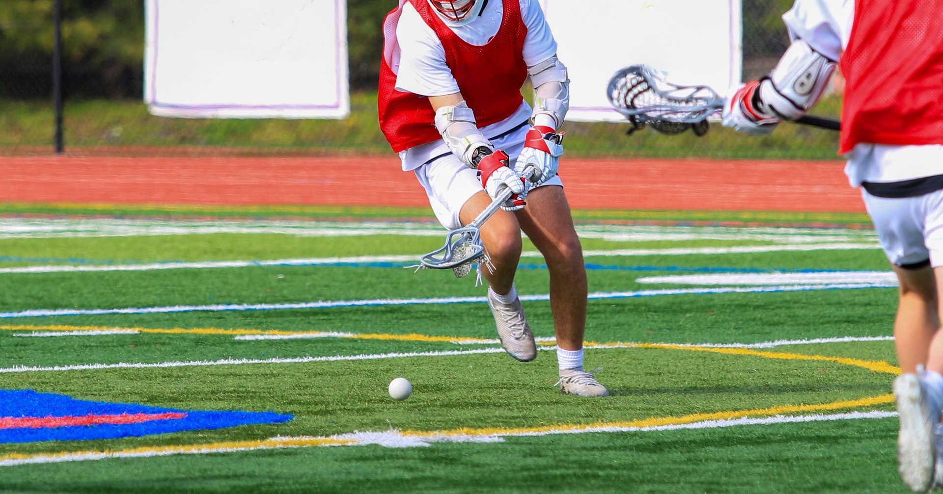 Lacrosse action